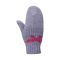 Wholesale Girls's Mitten Wool Cashmere Blend Soft Gloves With Jacquard Pattern Kids Cashmere Gloves