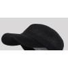 Wholesale Kids Boy Cashmere Baseball Cap Black Wool Cashmere Shape Baseball Cap In Small MOQ