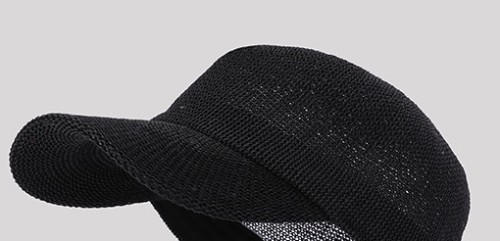 Wholesale Kids Boy Cashmere Baseball Cap Black Wool Cashmere Shape Baseball Cap In Small MOQ