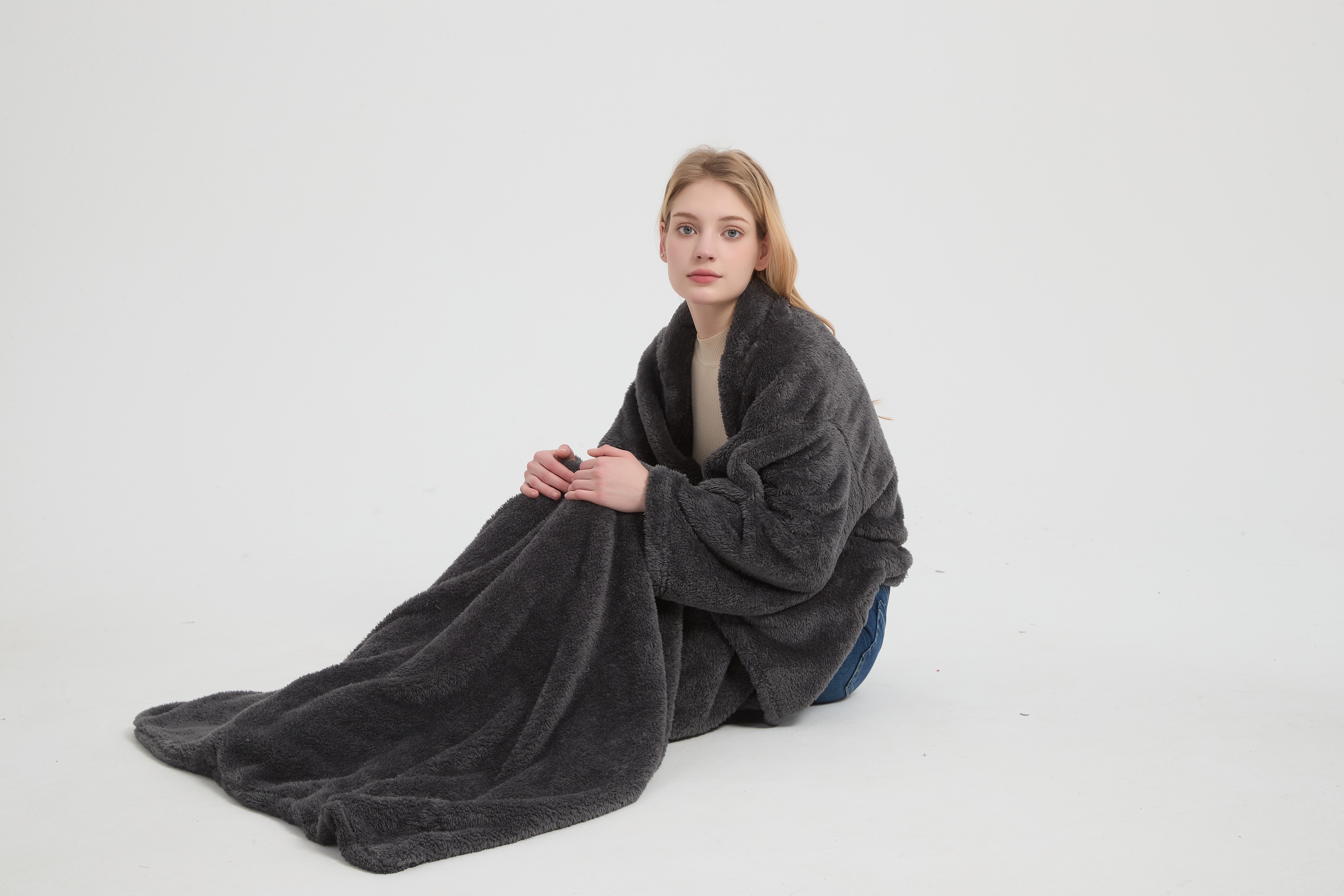 Knitting Throw Blanket 