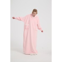 High Quality Flannel OEM Hooded Blanket FlannelFabric Hooded Blanket Wholesale From China