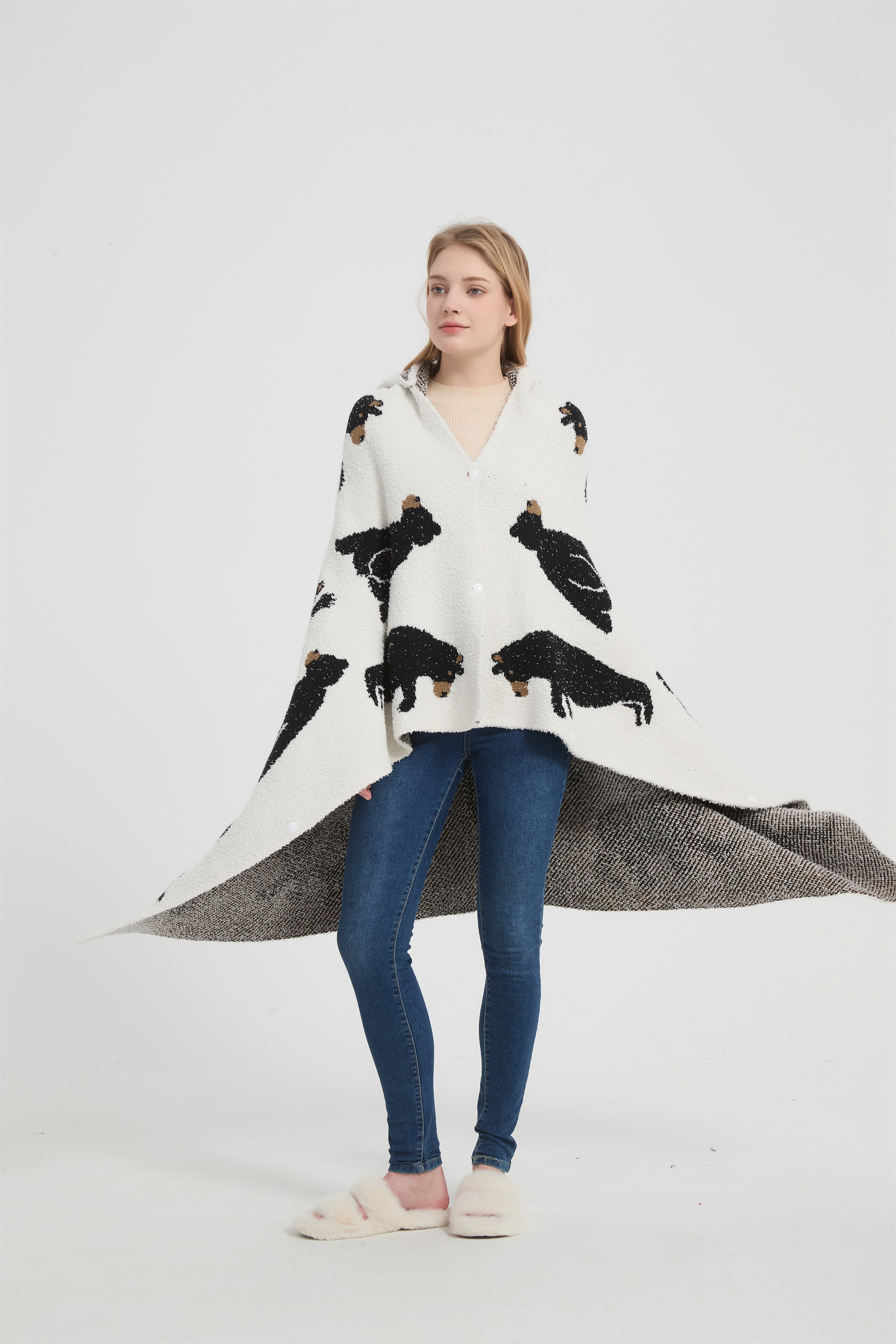 Knitting Throw Blanket 