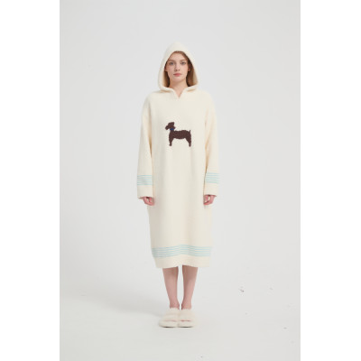 Wholesaler of Knitted Hooded Wearable Blanket Supplier of Knit Hooded Blanket From Chinese Factory