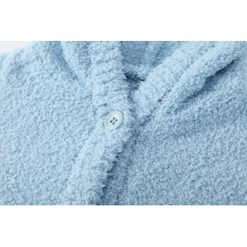 Wholesale of Kids Knitted Hooded Blanket Supplier of Kids Knit Hooded Wearable Blanket From China