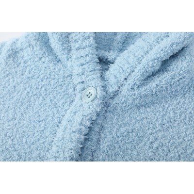 Wholesale of Kids Knitted Hooded Blanket Supplier of Kids Knit Hooded Wearable Blanket From China