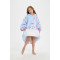 Hot Sale Super Comfortable Fabric Kids Hooded Blanket Kids Hooded Wearable Blanket From China