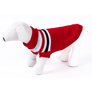 Maltese Dog Turtleneck Knitting Sweater Coat Winter Warmer Thickening Pullover Knitwear  Coat Clothes for Small Medium Large Dog