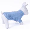 Small Dog Pullover Sweater Cold Weather Cable Knitwear Classic Turtleneck Warm Clothes for puppy