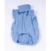 Small Dog Pullover Sweater Cold Weather Cable Knitwear Classic Turtleneck Warm Clothes for puppy