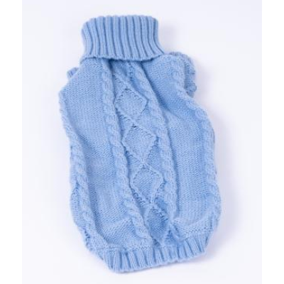 Small Dog Pullover Sweater Cold Weather Cable Knitwear Dog Sweater for Chihuahua Bulldog