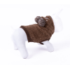 Medium Sized Small Dog Sweater Hoodie Winter Warm Puppy Clothes Plush Cute Pet Jumpsuit