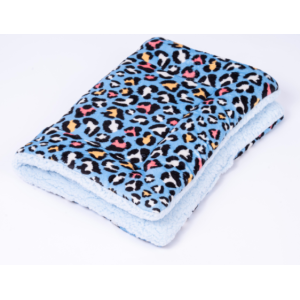 Dog Blankets for Small Dogs Puppy Blankets Paw Print Pattern Fleece Throw Pet Blanket, Small Dog Kitten Blankets Washable