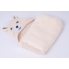 Cute Bear Shape Dog Throw Blanket Glow Pet Throw Blankets Luminous Soft Plush Glow Throw Blankets for Small Dogs Puppy Cats