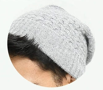 knitted baby beanie