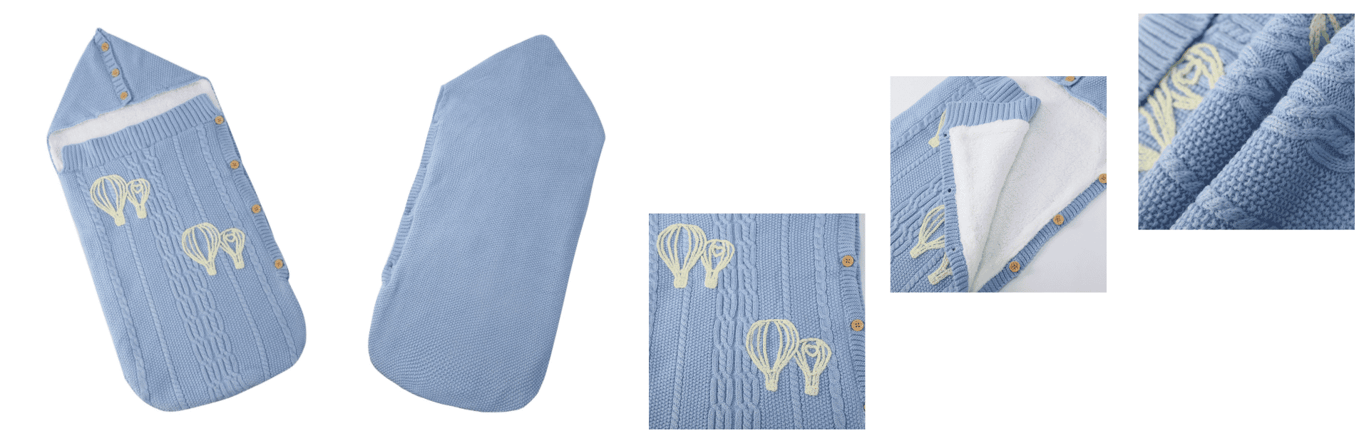 hand embriodery swaddle
