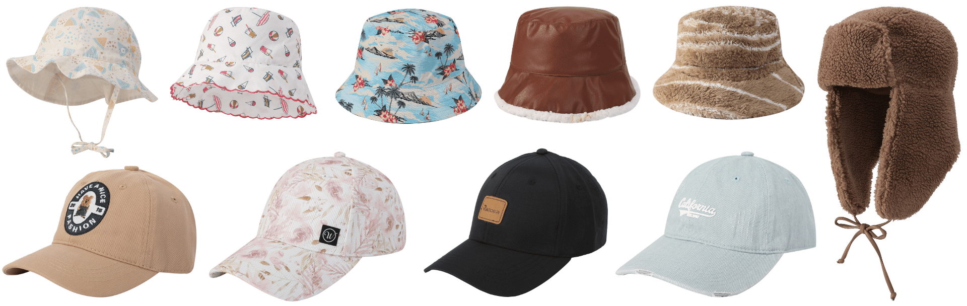 Woven caps