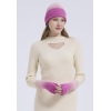 Supply Fashion Cashmere Dip-dye Accessories Dip-dye Beanie Dip-dye Gloves And Dip-dye Socks Set From China