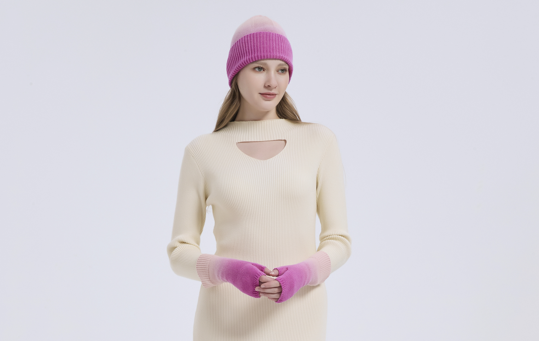 ladies knitted scarf