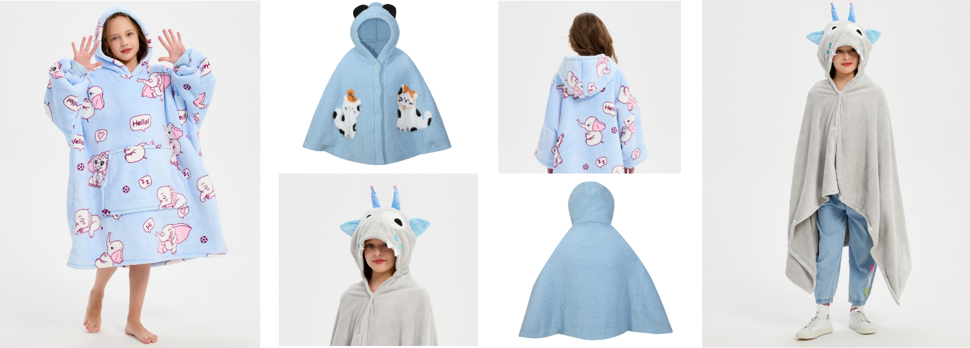 Kids Hooded Blanket