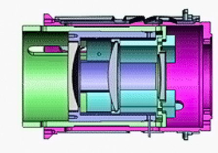 What are the types of mechanical compensation in the athermal design of an infrared lens?