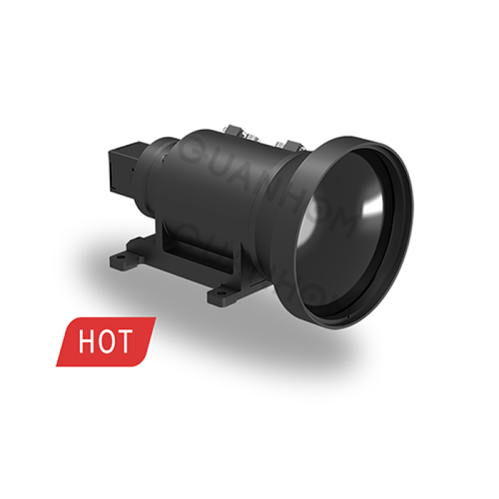 Dual-FOV LWIR Optical Lens  40/120mm f 1.2/0.9