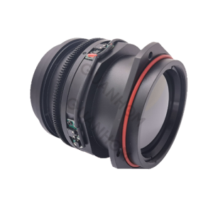 Objectif LWIR à mise au point motorisée 50 mm f/1.0 avec bride avant
