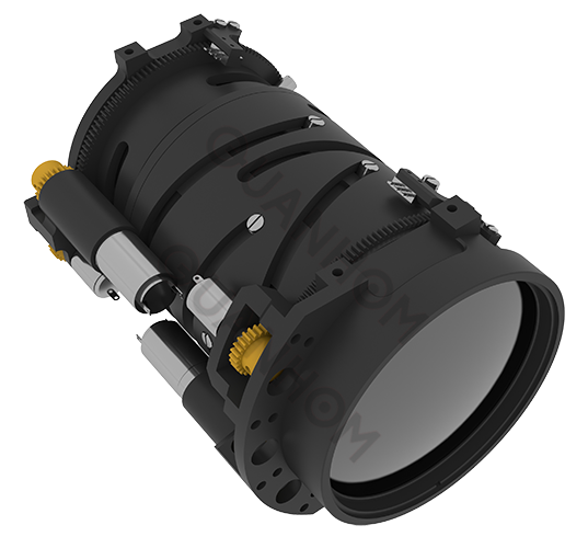 LWIR Continuous Zoom HD Lens 2575mm f/1.01.2 1024x768 12μm HD Lenses Quanhom Optronics