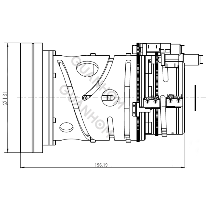 Моторизованный инфракрасный объектив непрерывного масштабирования 30–120 мм f/0,92–1,05