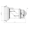 Lente IR con zoom continuo motorizado 25 mm-225 mm f/0,85-1,3 F1.3 LWIR