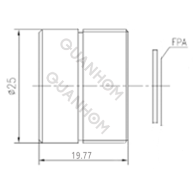 Fixed Athermalized LWIR Lens 14.8mm f/1.0
