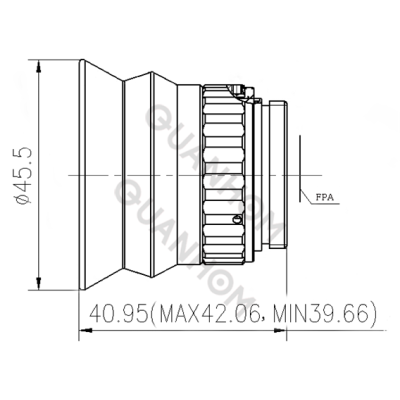Infrared Lens Eyepiece|Eyepiece Focal Length 15.6mm Magnifications = 16×