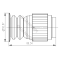 Infrared Lens Eyepiece|Eyepiece Focal Length 21mm Magnifications = 12×