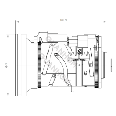 Auto Focus Infrared Lens 25-105mm f/1.2-1.6