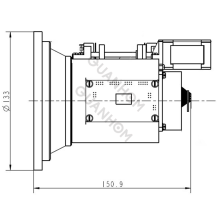 Design of Infrared Dual-field Focusing System Based on DSP