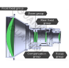 Structural design of continuous zoom lens