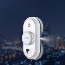 Round smart robot for household window cleaning