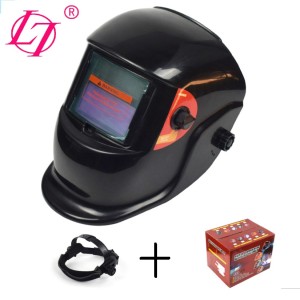 True Color Solar Powered Auto Darkening Welding Helmet, Wide Shade 4/9-13 for TIG MIG ARC Weld Hood Helmet