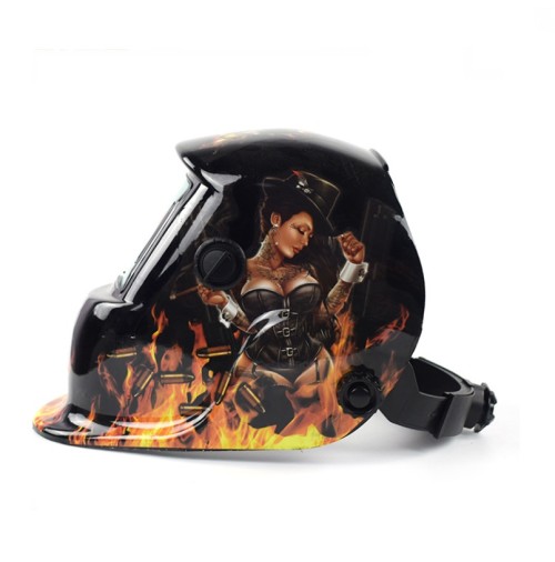 Sexy Fire Auto Darkening Welding Helmet Solar powered auto darkening welding hood