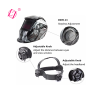 Welding Helmet Solar Powered Auto Darkening Hood with Adjustable Shade Range 4/9-13 for Mig Tig Arc Welder Mask (fire skeleton)