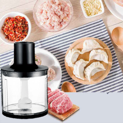 4 in 1 stainless steel immersion electric food mixer kitchen vegetable meat grinder hand stick blender