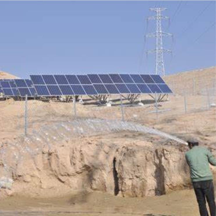 What is the Structure of the Solar Water Pump System?