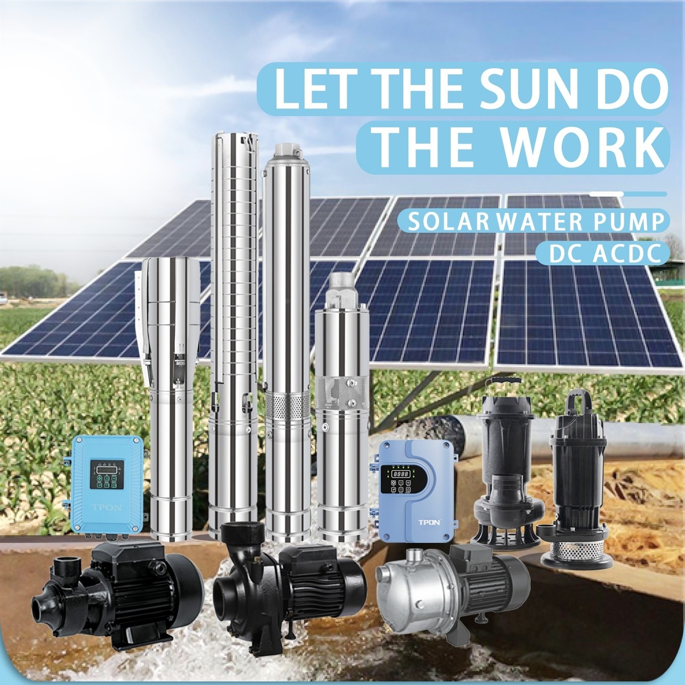 TPON supports customized and personal water pumps