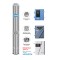 4 Inch solar deep well submersible pump | Permanent magnet DC brushless synchronous motor | Supporting OEM ODM