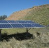 Why does the solar pump have water supply but reduced output flow?