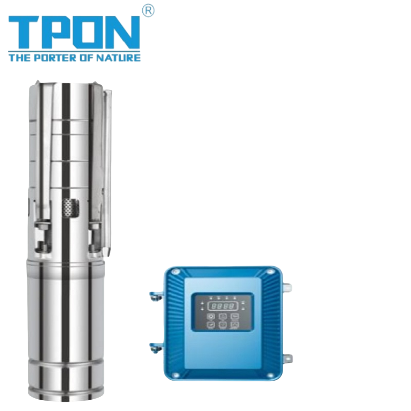 4 Inch DC Solar Powered Water Pump for irrigation with Stainless Steel Impeller