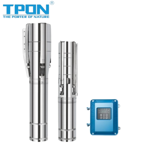 4/6 Inch Stainless Steel Solar Powered Submersible Water Pump DC large flow Irrigation Solar Pump