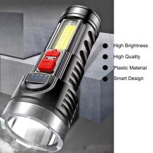 High power plastic LED flashlight for outdoor adventure