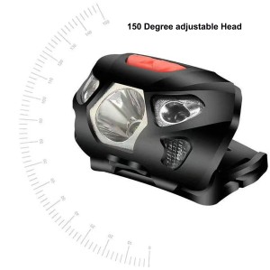 Lámpara de cabeza inteligente LED Sense para montañismo, pesca nocturna y camping