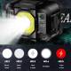 Diseño fantástico, lámpara de cabeza inteligente LED Sense para montañismo, pesca nocturna y camping