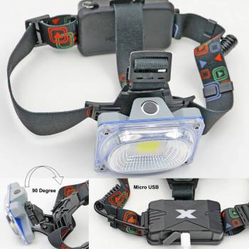 High-power LED headlights, long-distance lighting, used for mountain climbing, night fishing and wild exploration